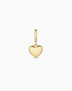 Helium Heart Parker Charm || option::18K Gold Plated