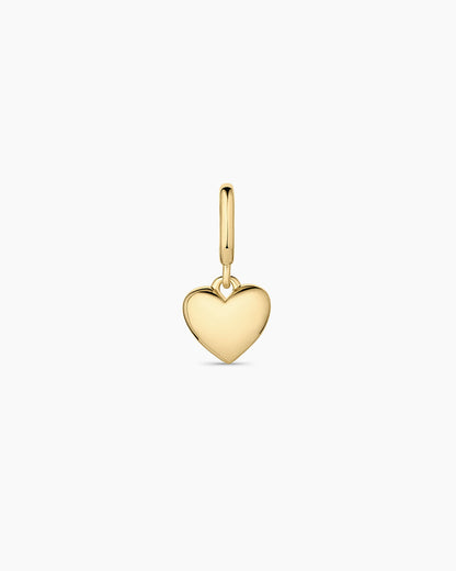 Helium Heart Parker Charm || option::18K Gold Plated