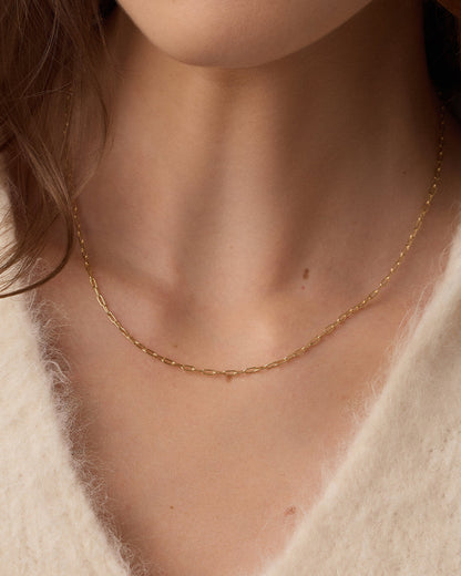 Ollie Delicate Necklace || option::18K Gold Plated