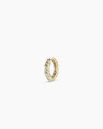 Diamond Crew Single Huggie || option::14K Solid Gold