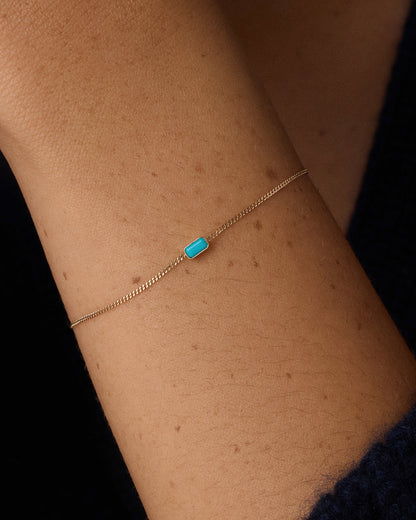 14k Gold Wilder Birthstone Bracelet
