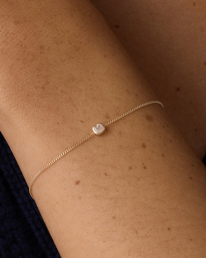 14k Gold Wilder Birthstone Bracelet