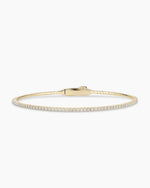 Diamond Melbourne Cuff || option::14K Solid Gold, 6.5 in.