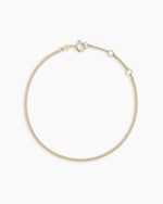 14K Gold Wilder Mini Bracelet || option::14K Solid Gold