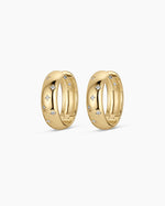 Celeste Hoops || option::18K Gold Plated