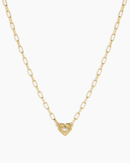 Birthstone Heart Necklace