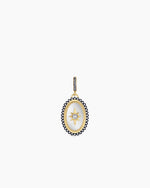Vintage Burst Coin Parker Charm || option::18K Gold Plated