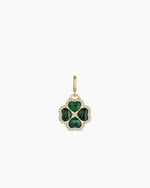 Vintage Clover Parker Charm || option::18K Gold Plated