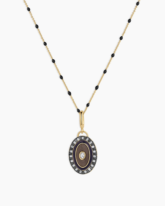 Vintage Coin Charm Necklace || option::18K Gold Plated