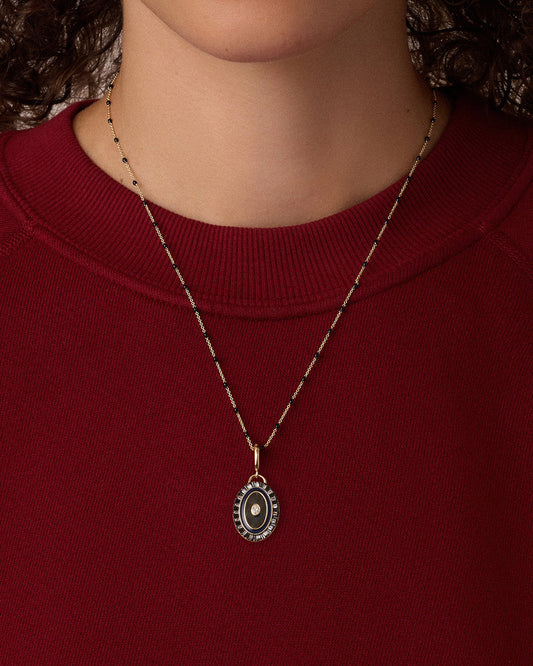 Vintage Coin Charm Necklace || option::18K Gold Plated