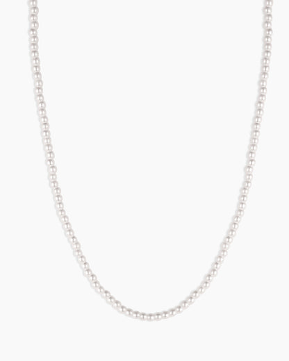 Florence Pearl Necklace || option::18K Gold Plated