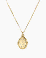 Celeste Locket Necklace || option::18K Gold Plated