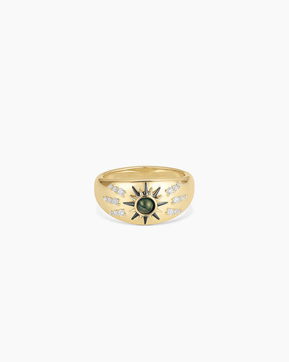 Vintage Burst Ring || option::18K Gold Plated
