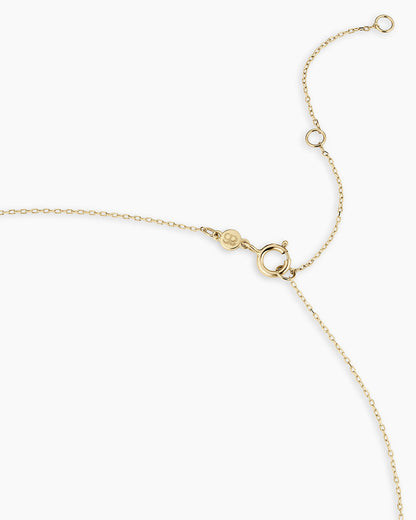 Lab Grown Diamond Heart Charm Necklace || option::14K Solid Gold
