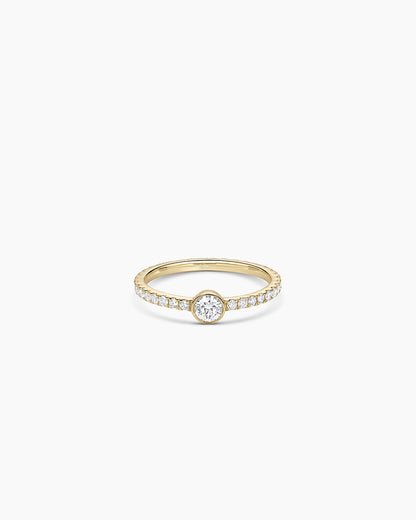 Lab Grown Diamond Circle Eternity Ring || option::14K Solid Gold