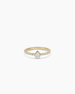 Lab Grown Diamond Pear Eternity Ring || option::14K Solid Gold
