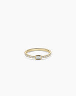 Lab Grown Diamond Emerald Eternity Ring || option::14K Solid Gold