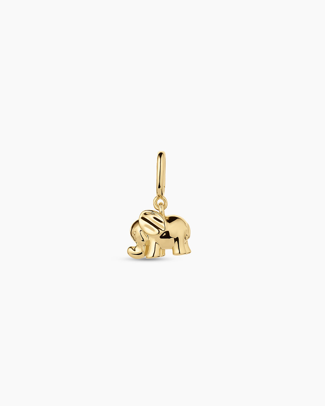 Elephant Parker Charm || option::18K Gold Plated