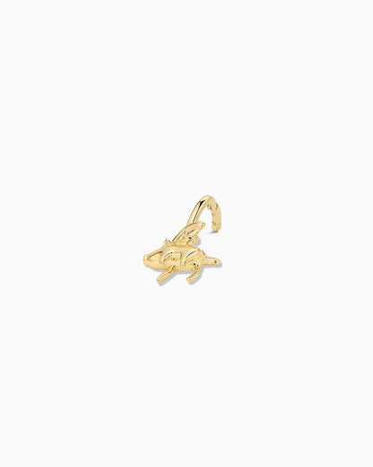 When Pigs Fly Parker Charm || option::18K Gold Plated