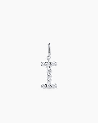 Crew Alphabet Statement Charm || option::Silver Plated, I
