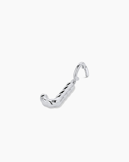 Crew Alphabet Statement Charm || option::Silver Plated, J