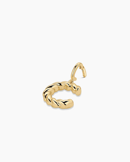 Crew Alphabet Statement Charm || option::18K Gold Plated, C