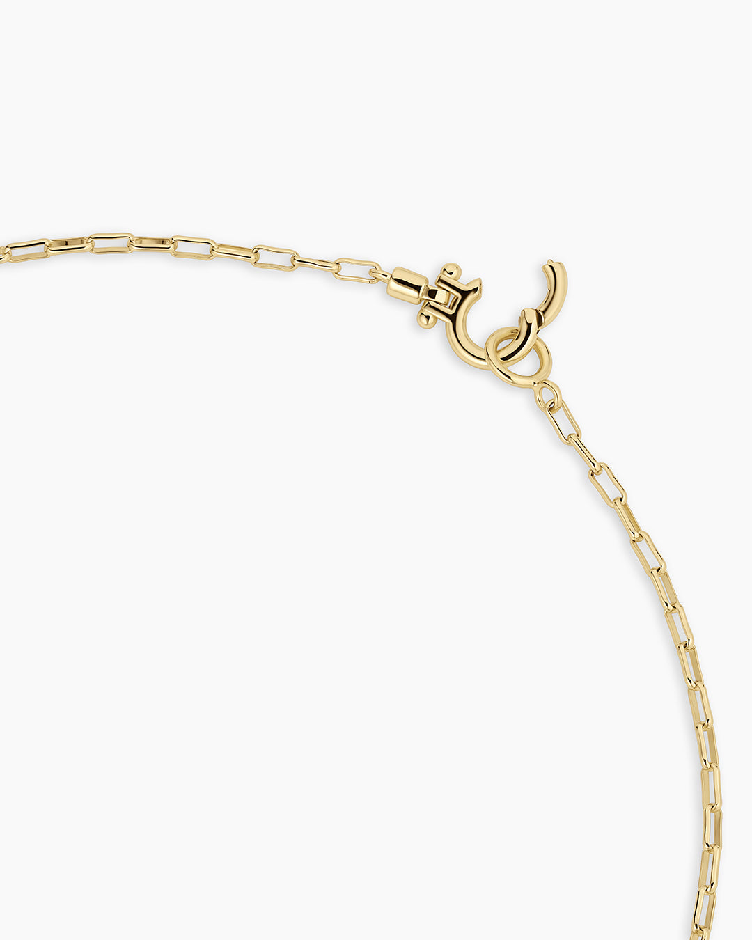 Crew Alphabet Statement Charm Necklace || option::18K Gold Plated, A