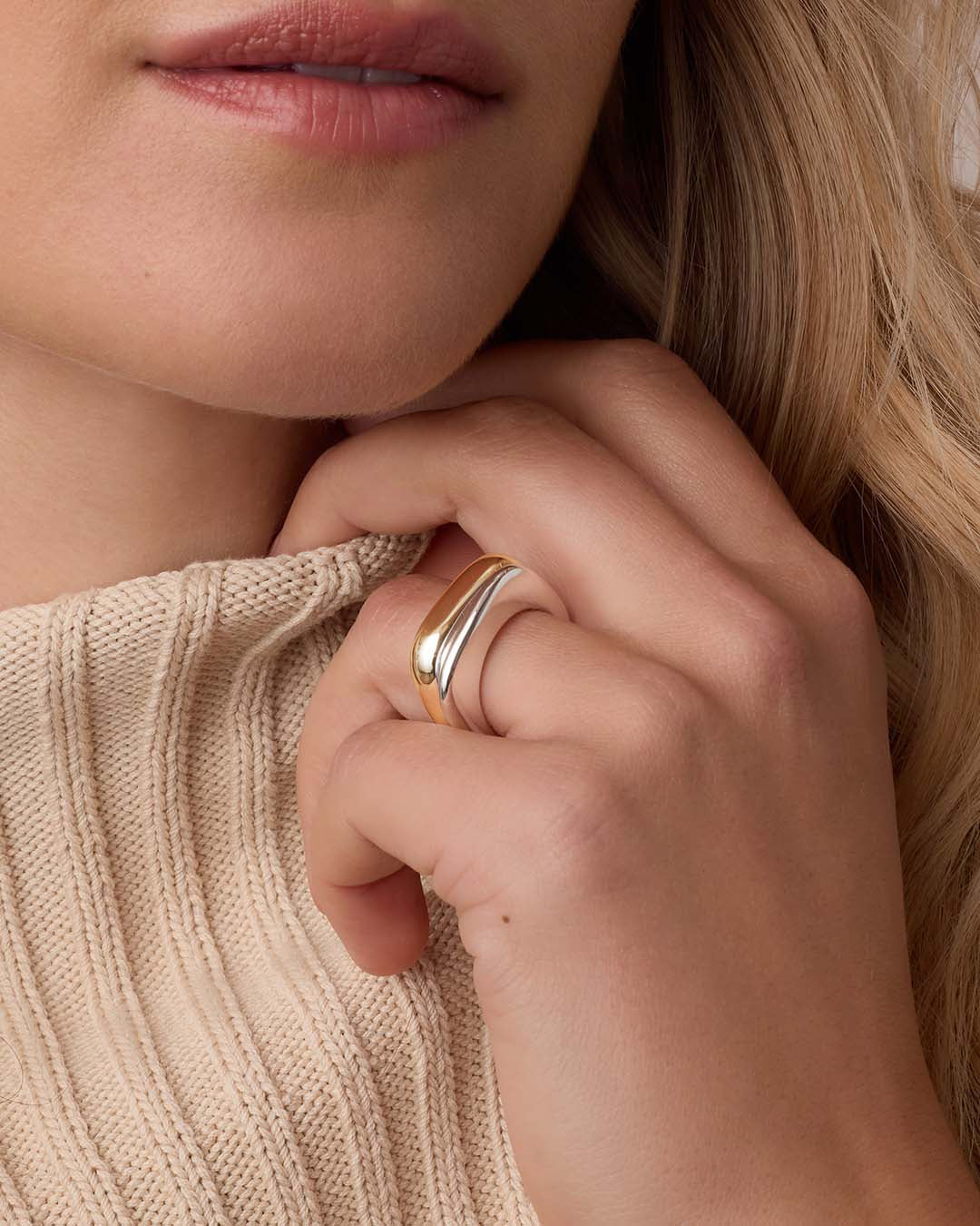 Charlie Ring Set || option::18K Gold & Silver Plated