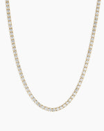Lab Grown Diamond Chain Necklace || option::14K Solid Gold