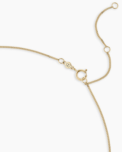 Lab Grown Diamond Tennis Row Necklace || option::14K Solid Gold