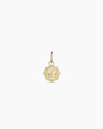 Diamond Butterfly Charm || option::14K Solid Gold