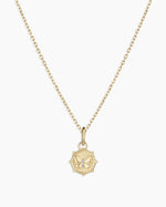 Diamond Butterfly Charm Necklace || option::14K Solid Gold