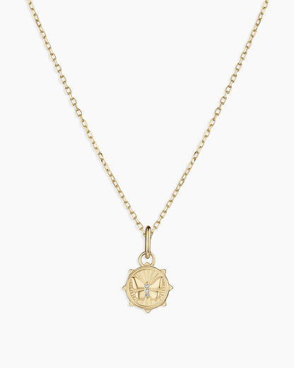 Diamond Butterfly Charm Necklace || option::14K Solid Gold