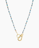 Harbor Necklace || option::18K Gold Plated, Mixed Amazonite
