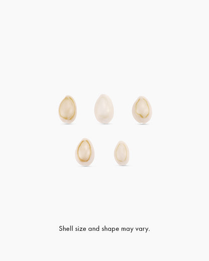 Ocean Mini Charm Necklace || option::18K Gold Plated