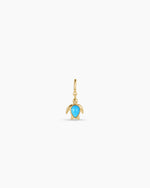 Turtle Parker Charm || option::18K Gold Plated