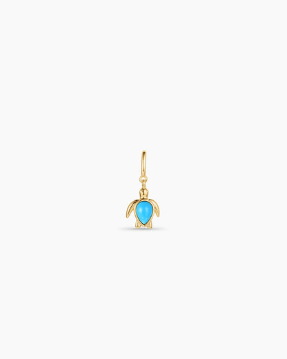 Turtle Parker Charm || option::18K Gold Plated