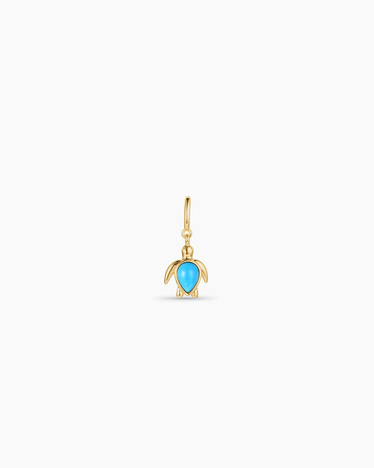 Turtle Parker Charm || option::18K Gold Plated