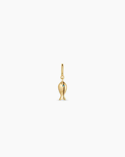 Fisherman Parker Charm || option::18K Gold Plated