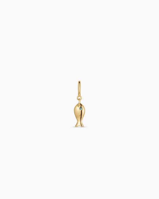 Fisherman Parker Charm || option::18K Gold Plated