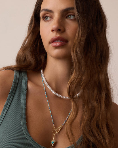 Beach Cluster Parker Charm || option::18K Gold Plated || set::beach-cluster-charm-stl