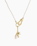 Ocean Cluster Charm Necklace || option::18K Gold Plated