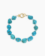 Turquoise Cove Bracelet || option::18K Gold Plated