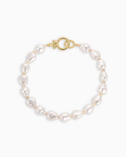 Pearl Cove Bracelet || option::18K Gold Plated