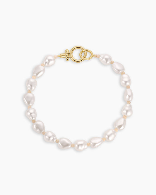 Pearl Cove Bracelet || option::18K Gold Plated
