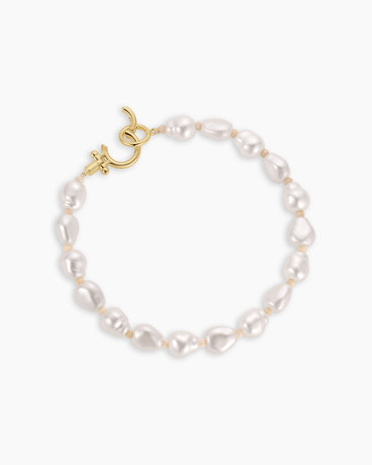 Pearl Cove Bracelet || option::18K Gold Plated