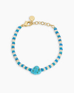 Harbor Turquoise Bracelet || option::18K Gold Plated