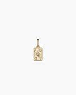 Diamond Ace Charm || option::14K Solid Gold