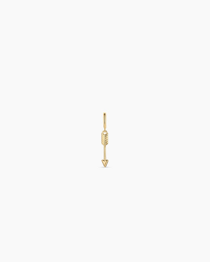 Arrow Parker Charm || option::18K Gold Plated