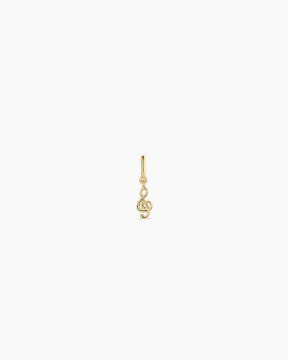 Clef Parker Charm || option::18K Gold Plated